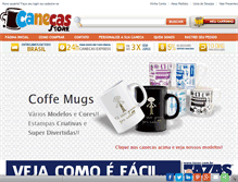 Tablet Screenshot of canecas.ind.br